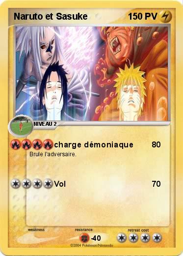 Pokemon Naruto et Sasuke