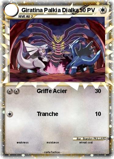 Pokemon Giratina Palkia Dialka