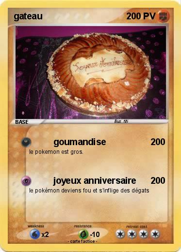Pokemon gateau