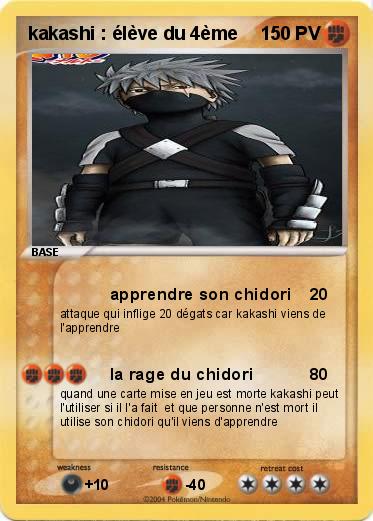 Pokemon kakashi : élève du 4ème  