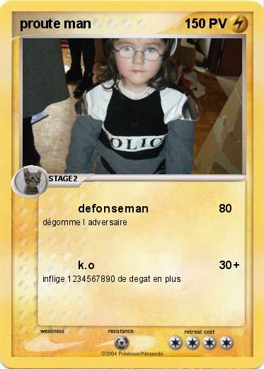 Pokemon proute man
