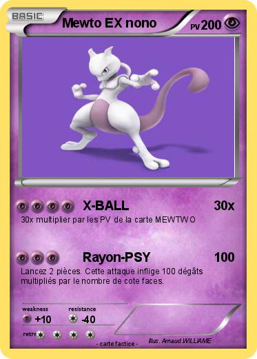 Pokemon Mewto EX nono