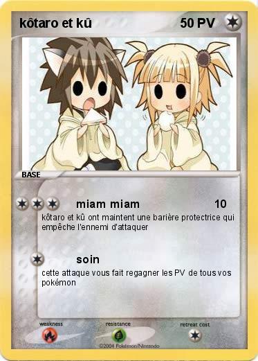 Pokemon kôtaro et kû