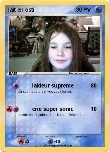 Pokemon lait en osti