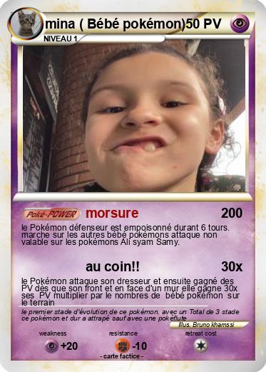 Pokemon mina ( Bébé pokémon)