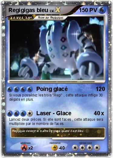 Pokemon Regigigas bleu
