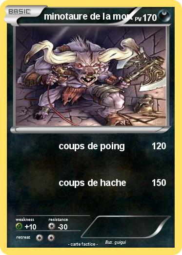 Pokemon minotaure de la mort