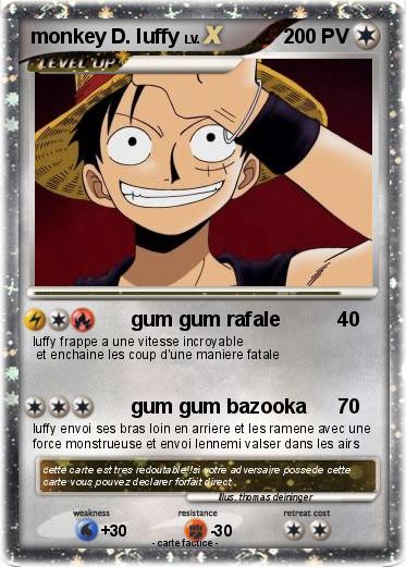 Pokemon monkey D. luffy
