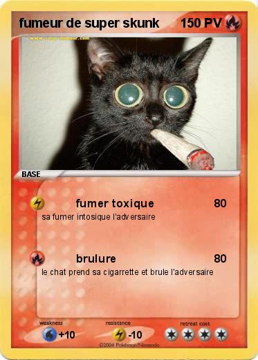 Pokemon fumeur de super skunk