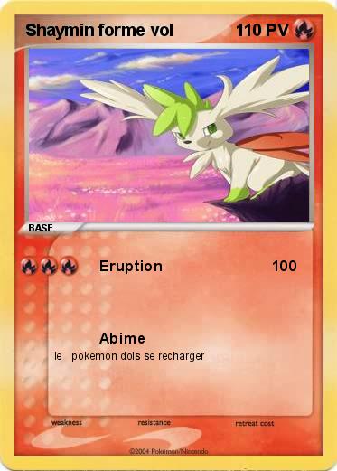 Pokemon Shaymin forme vol