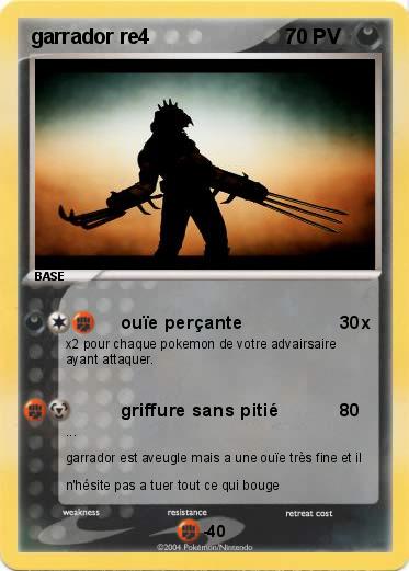 Pokemon garrador re4