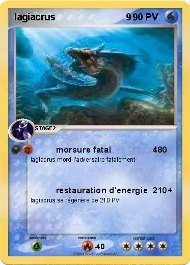 Pokemon lagiacrus                           9
