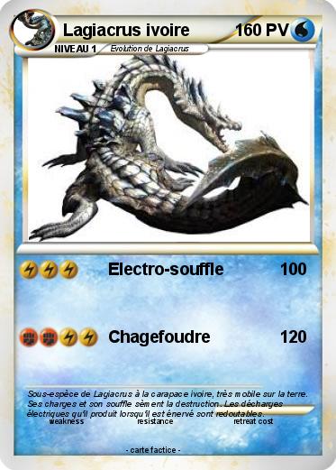 Pokemon Lagiacrus ivoire