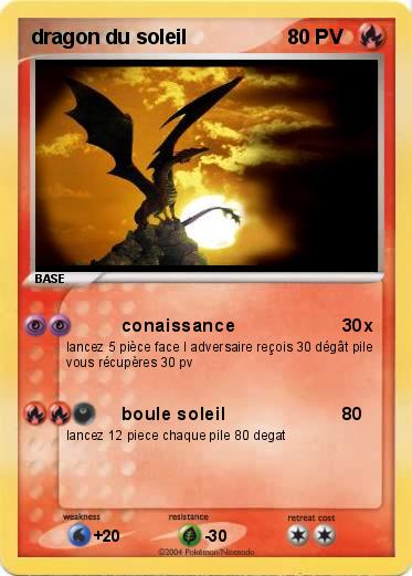 Pokemon dragon du soleil