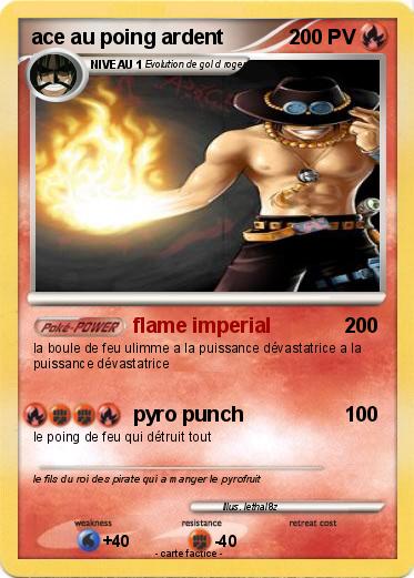 Pokemon ace au poing ardent