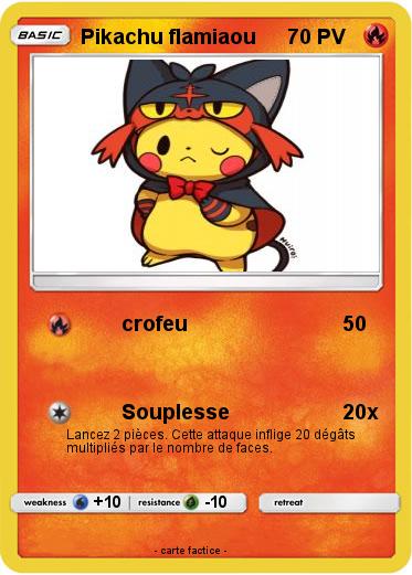 Pokemon Pikachu flamiaou