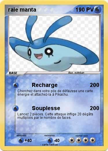 Pokemon raie manta
