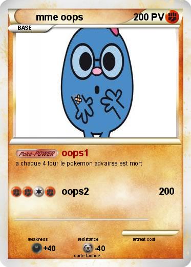 Pokemon mme oops