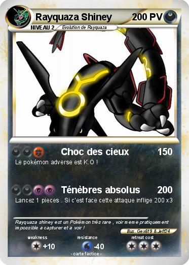 Pokemon Rayquaza Shiney