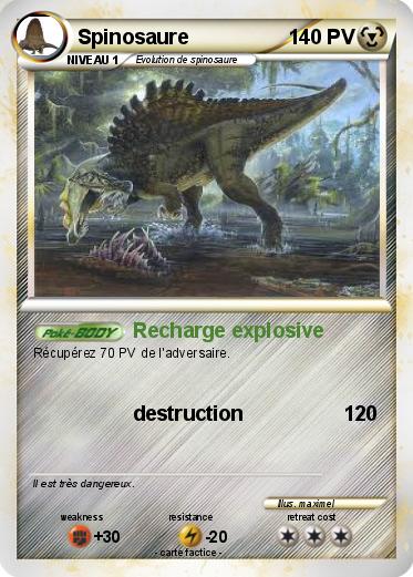 Pokemon Spinosaure