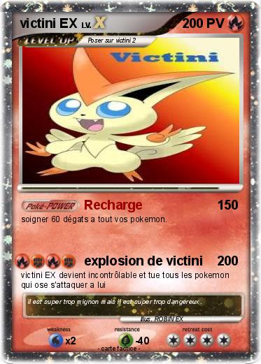 Pokemon victini EX