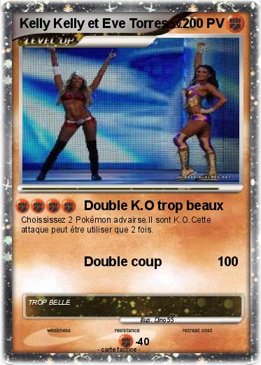 Pokemon Kelly Kelly et Eve Torres
