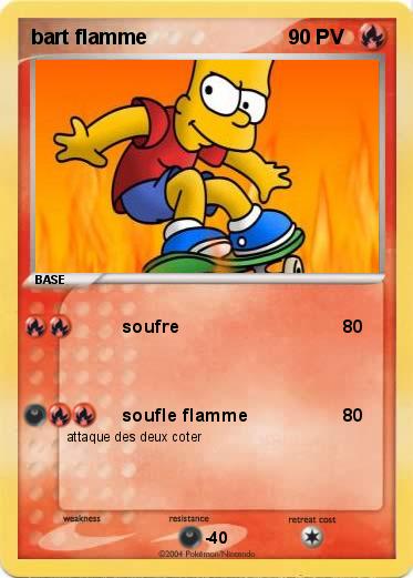 Pokemon bart flamme