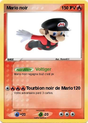 Pokemon Mario noir