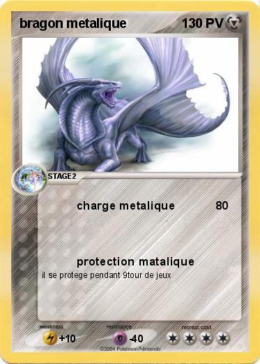 Pokemon bragon metalique