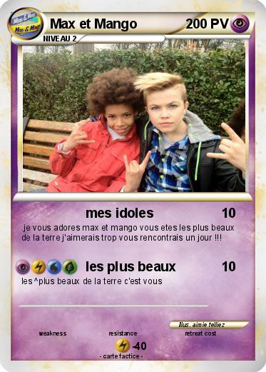 Pokemon Max et Mango