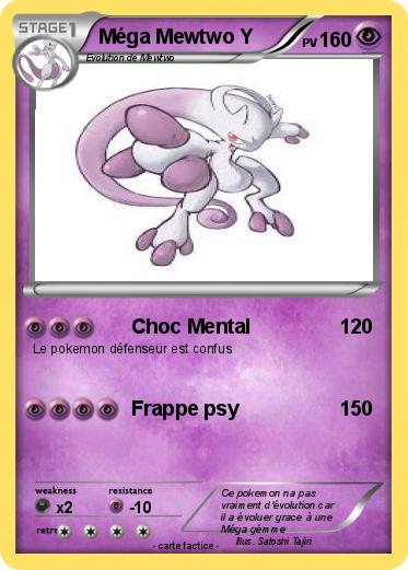 Pokemon Méga Mewtwo Y