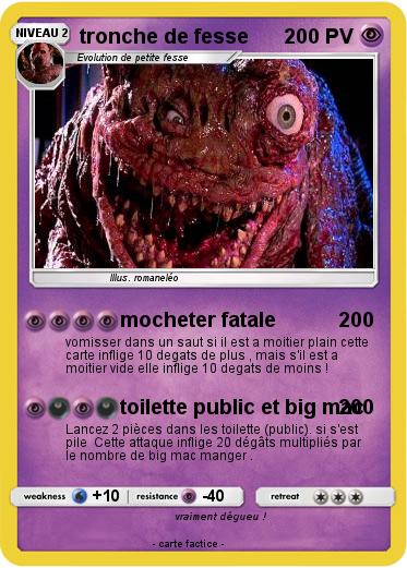 Pokemon tronche de fesse