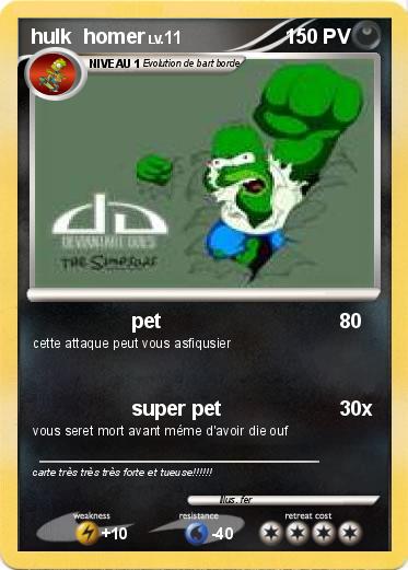 Pokemon hulk  homer