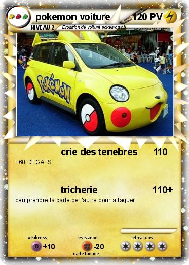 Pokemon pokemon voiture