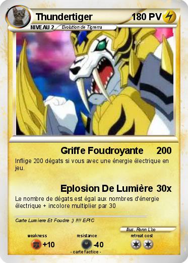Pokemon Thundertiger