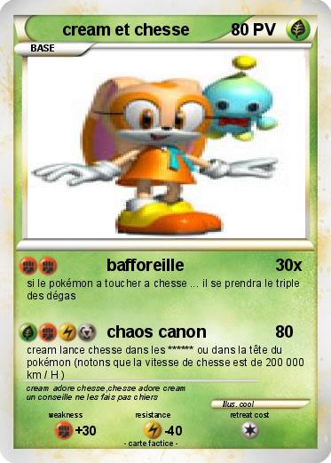 Pokemon cream et chesse