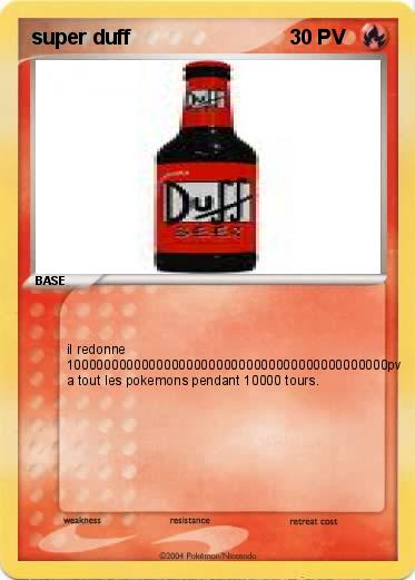 Pokemon super duff