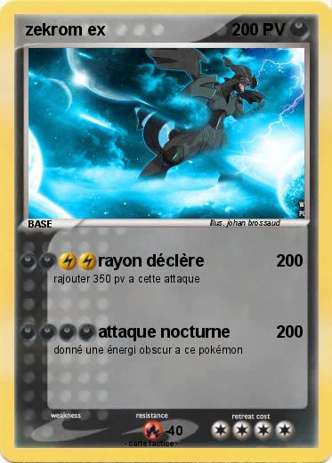Pokemon zekrom ex