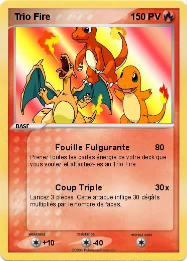 Pokemon Trio Fire