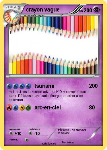 Pokemon crayon vague
