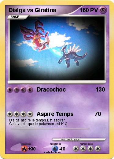 Pokemon Dialga vs Giratina