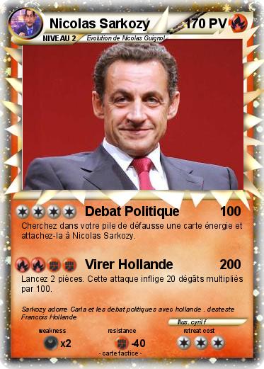 Pokemon Nicolas Sarkozy