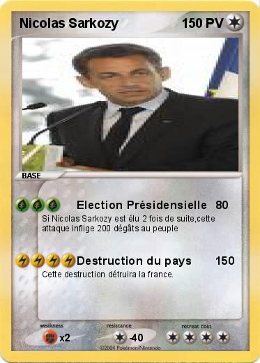 Pokemon Nicolas Sarkozy                       