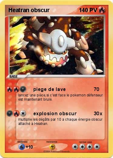 Pokemon Heatran obscur