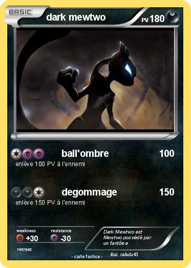 Pokemon dark mewtwo