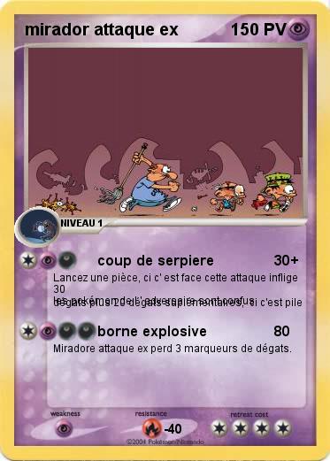 Pokemon mirador attaque ex