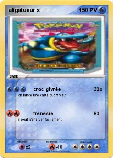Pokemon aligatueur x
