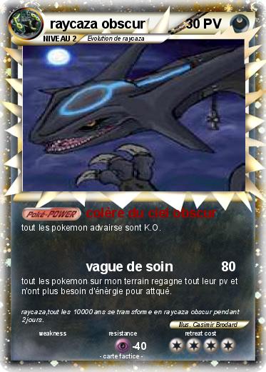 Pokemon raycaza obscur