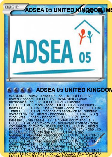 Pokemon ADSEA 05 UNITED KINGDOM IME UNITED KINGDOM