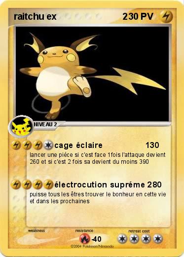 Pokemon raitchu ex                          2